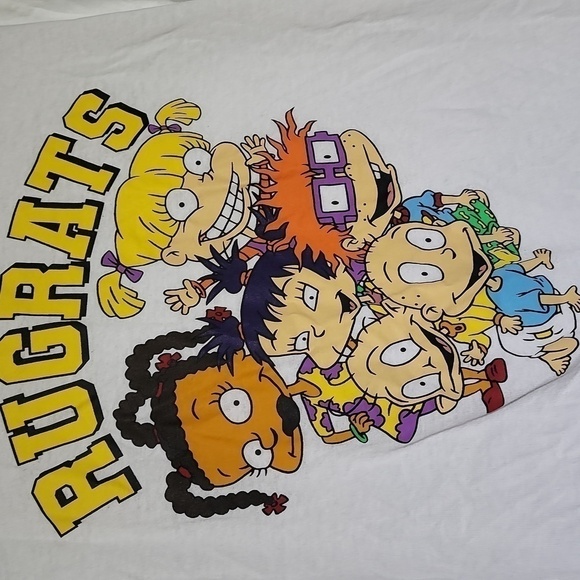 Rugrats Unisex Graphic White T-Shirt - Picture 2 of 5